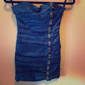 Bebe strapless cocktail dress